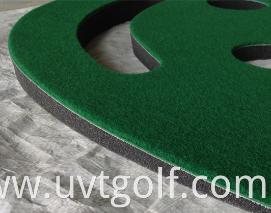 YGT new product 3 Hole Portable putting green golf for country club practice